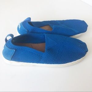 Blue Toddler Boy TOMS Mesh Alpargata-K